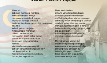 Karya Kreatif: Sebutir Peluru Penjajah